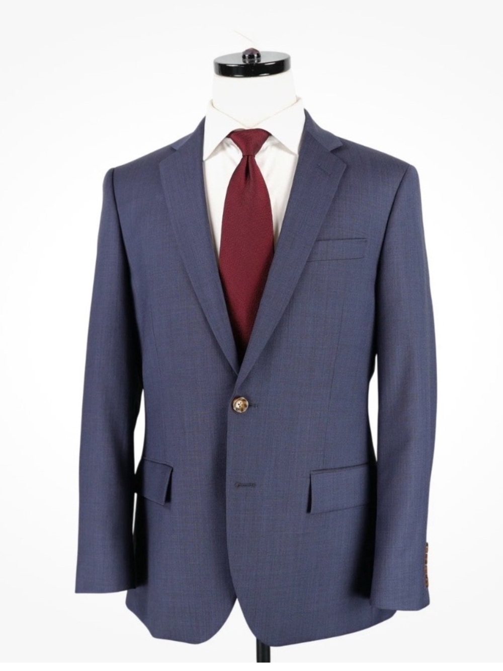 J. Crew Thompson Suit Jacket Blazer 38R Navy Blue Wool 2-Button Sport Coat $398